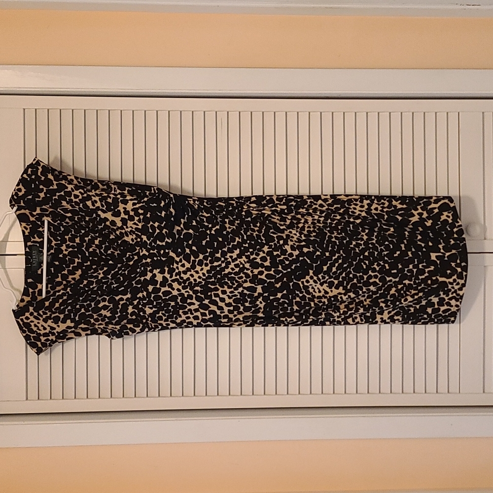 Lauren dress, size 6 leopard print